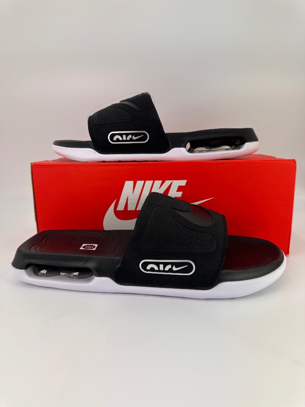 Nike Air Max Cirro Slide ~ Black / White ~ (DC1460-004) Multiple Sizes Available